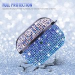Wholesale Rhinestone Gradient Bling Glitter Sparkle Diamond Crystal Case for Apple Airpods Pro (Blue)